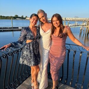 Abercrombie blue Print Dress